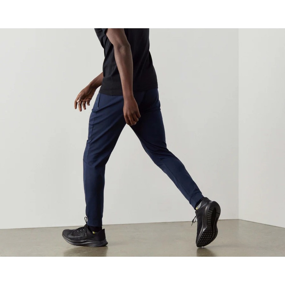 Mack Weldon Radius Flex Jogger Pants Mens XXL Blue Gray Cotton Stretch RN 137077